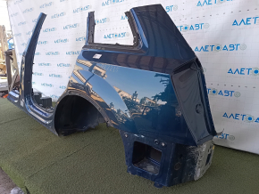Quarter wing rear left Audi Q7 16-26 sawed off, with central pillar, blue