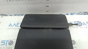 Rear seat backrest, 2nd row, central, BMW X3 G01 18-21, black leatherette, with armrest, dry-cleanable