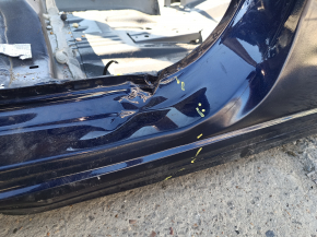 The central right body pillar of a Honda CRV 17-22 is on the body and is dented