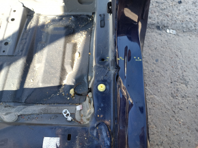 The central right body pillar of a Honda CRV 17-22 is on the body and is dented