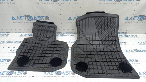 Set of floor mats rubber BMW X3 G01 18-21 black, X3