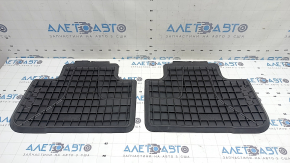 Set of floor mats rubber BMW X3 G01 18-21 black, X3
