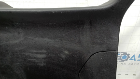 Lower trunk door trim BMW X3 G01 18-24 black, without 1 plug, scratches