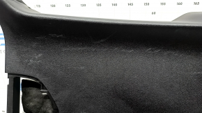 Lower trunk door trim BMW X3 G01 18-24 black, without 1 plug, scratches