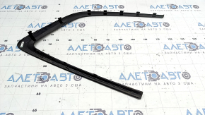 Left rear window molding BMW X5 G05 19-26 gloss black, butt
