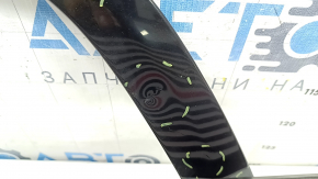 Left rear window molding BMW X5 G05 19-26 gloss black, butt