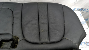 Rear seat cushion 2nd row BMW X5 G05 19-22 for 2 rows, black leather, perforated, heated, dry cleanable