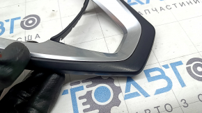 Steering wheel cover BMW X3 G01 18-24 without heating, with chrome, scratches