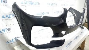 Bare front bumper BMW X5 G05 19-23 for parking sensors and PMA, black 475, scratches