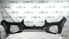 Bare front bumper BMW X5 G05 19-23 for parking sensors and PMA, black 475, scratches
