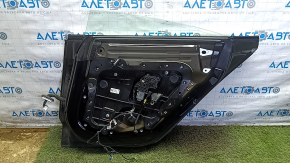 Door assembly rear right Tesla Model 3 18-20 black PBSB, chips, scratches