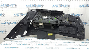 Left arch trim Mercedes X167 GLS 450 20-26 dark gray, armrest beige leather, scratches, worn, dented, broken guide and mount
