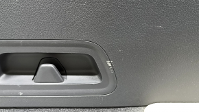Left arch trim Mercedes X167 GLS 450 20-26 dark gray, armrest beige leather, scratches, worn, dented, broken guide and mount