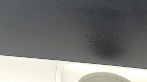 Left arch trim Mercedes X167 GLS 450 20-26 dark gray, armrest beige leather, scratches, worn, dented, broken guide and mount
