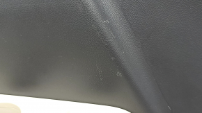 Left arch trim Mercedes X167 GLS 450 20-26 dark gray, armrest beige leather, scratches, worn, dented, broken guide and mount