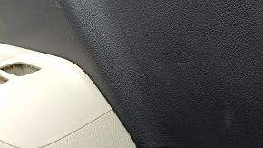 Left arch trim Mercedes X167 GLS 450 20-26 dark gray, armrest beige leather, scratches, worn, dented, broken guide and mount