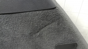 Left arch trim Mercedes X167 GLS 450 20-26 dark gray, armrest beige leather, scratches, worn, dented, broken guide and mount