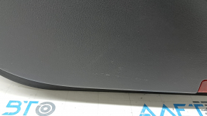 Door trim, rear left card, Mercedes X167 GLS 450 20-26, dark gray, insert and armrest, beige leather, molding under dark wood Burmester, under seat control, scratches, dents