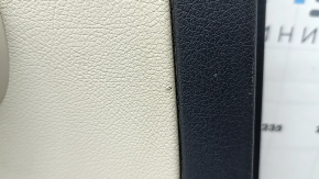 Door trim, rear left card, Mercedes X167 GLS 450 20-26, dark gray, insert and armrest, beige leather, molding under dark wood Burmester, under seat control, scratches, dents