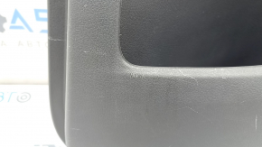 Door trim, rear right card, Mercedes X167 GLS 450 20-26, dark gray, insert and armrest, beige leather, molding under dark wood Burmester, under seat control, scratches