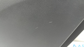 Door trim, rear right card, Mercedes X167 GLS 450 20-26, dark gray, insert and armrest, beige leather, molding under dark wood Burmester, under seat control, scratches