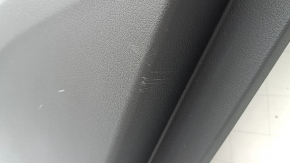 Door trim, rear right card, Mercedes X167 GLS 450 20-26, dark gray, insert and armrest, beige leather, molding under dark wood Burmester, under seat control, scratches