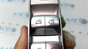 Front left window lift control Mercedes X167 GLS 450 580 20-26 chrome with automatic folding mirrors, chrome swollen