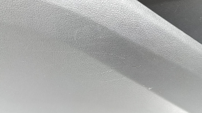 Door trim, front left card, Mercedes X167 GLS 450 580 20-26, dark gray, insert and armrest, beige leather, molding under dark wood Burmester, scratches, tears, for dry cleaning
