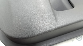 Door trim, front left card, Mercedes X167 GLS 450 580 20-26, dark gray, insert and armrest, beige leather, molding under dark wood Burmester, scratches, tears, for dry cleaning