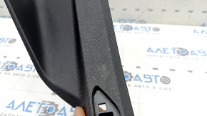 Rear left door sill trim BMW X5 G05 19-26 black, scratch