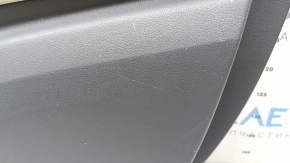 Door trim, front right card, Mercedes X167 GLS 450 580 20-26, dark gray, insert and armrest, beige leather, molding under dark wood Burmester, scratches