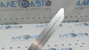 Front left door sill insert BMW X5 G05 19-23 chrome BMW, with backlight, scratches, oxidized, bump