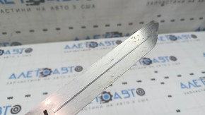 Front left door sill insert BMW X5 G05 19-23 chrome BMW, with backlight, scratches, oxidized, bump