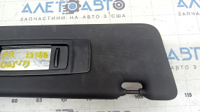 Right visor BMW X5 G05 19-23 black, without hook, dry cleanable