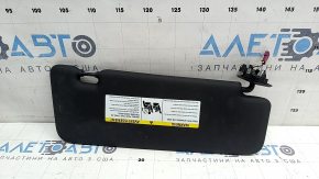 Left visor BMW X5 G05 19-25 black, without hook, dry cleanable