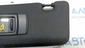 Left visor BMW X5 G05 19-25 black, without hook, dry cleanable