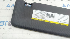 Left visor BMW X5 G05 19-25 black, without hook, dry cleanable
