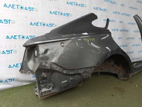 Quarter wing rear right Toyota Avalon 13-18 sawed off with the central pillar, green, pokes