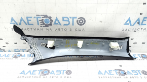 Front pillar trim, left upper BMW X5 G05 19-23, black, with plug, scratches