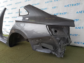 Quarter wing rear left VW Jetta 19-26 sawed off with the central pillar, graphite, dent