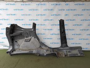 Quarter wing rear left Ford Escape MK3 13-19 sawed off with central pillar, graphite, butts