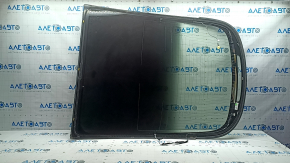 Tesla Model 3 18-23 rear panoramic glass, heated, tinted, triplex, cable cut, seal torn
