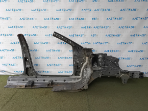 Front left quarter of Toyota Avalon 13-18 sawed off with the central pillar, green