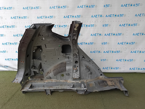 Quarter wing rear left Nissan Rogue 21-23 sawed off, black, pokes