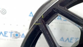 Set of wheels R18 x 8J ET40 Toyota Camry v55 15-17 Liquid Metal, with caps, light curb