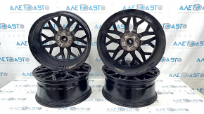 Set of wheels R18 x 8J ET40 Toyota Camry v55 15-17 Liquid Metal, with caps, light curb