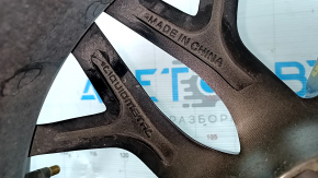 Set of wheels R18 x 8J ET40 Toyota Camry v55 15-17 Liquid Metal, with caps, light curb