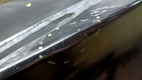 Tesla Model 3 18-20 black PBSB bare trunk lid, dented, after butt repair, primed