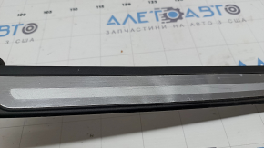 Outer front left threshold trim Audi A4 B8 08-16 sedan chrome S line, dented, scratches, broken guide