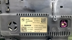 Instrument cluster BMW X7 G07 19-22 12.3", for projection, for camera, 107k, covered in soot, mount cracked